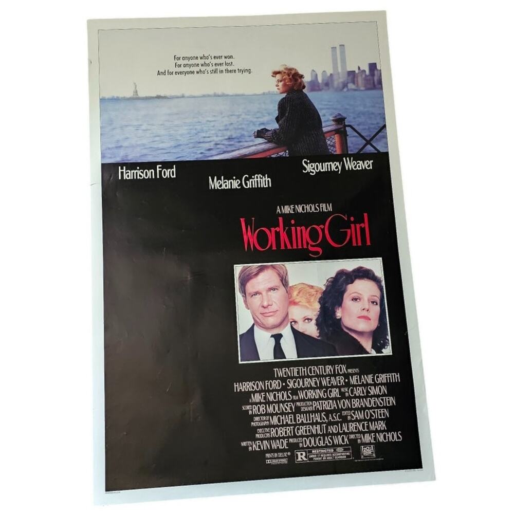 1988 Working Girl Original Movie House Full Sheet Poster